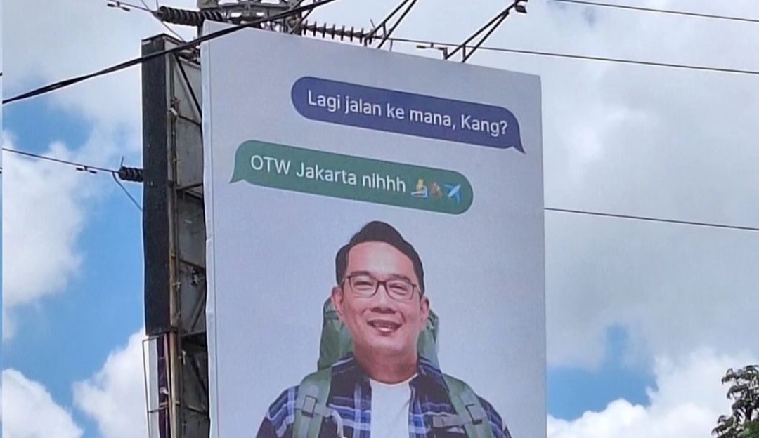 Bilboard Ridwan Kamil Tersebar di Jakarta dan Viral, Siapa yang Mau Nyagub?