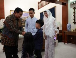 Halal Bihalal Sebagai Momen Penuh Tawa antara Prabowo Subianto dan Gibran Rakabuming Raka bersama Keluarga