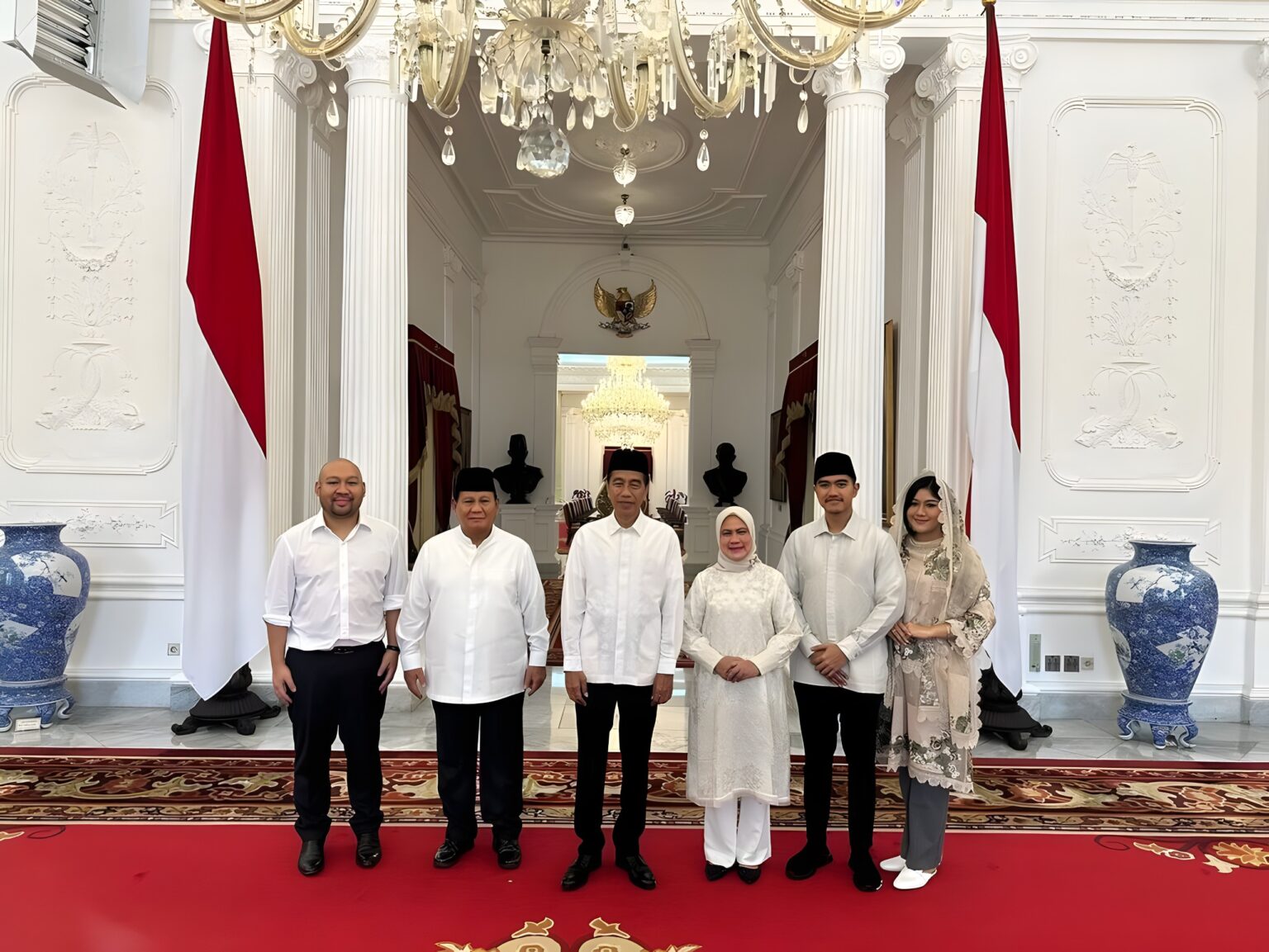 Prabowo Subianto Mengunjungi Kerabat dari Jokowi, ARB, Dasco, Zulhas dan Airlangga pada Hari Kedua Lebaran