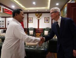 Following the Congratulatory Letter, Apple CEO Tim Cook Meets with President-Elect Prabowo Subianto