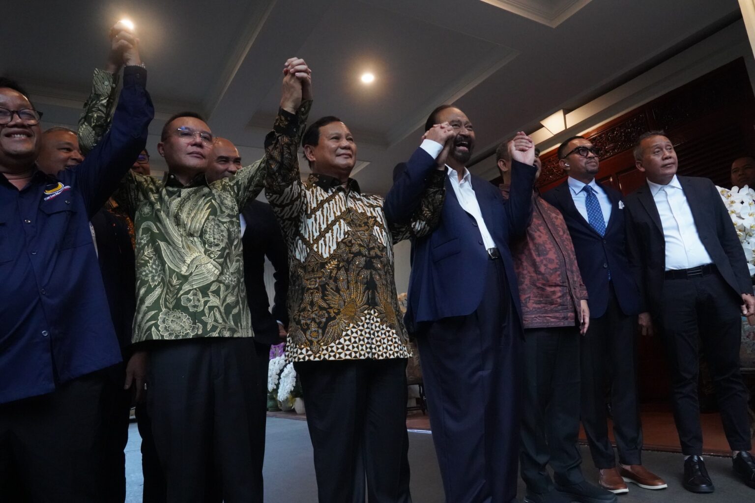 Prabowo Subianto dan Surya Paloh Bertemu di Kertanegara, NasDem Setuju Mendukung Administrasi Prabowo-Gibran