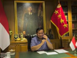 Prabowo Subianto receives phone call from Canadian Prime Minister Justin Trudeau, exchanging congratulations and discussing further collaboration