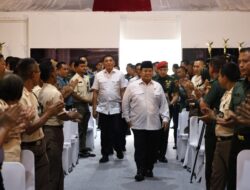 Prabowo Subianto Organizes Halal Bihalal Gathering for 1,000 Staff of Defense Ministry