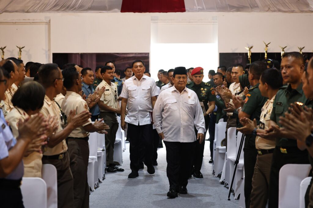 Prabowo Subianto Organizes Halal Bihalal Gathering for 1,000 Staff of Defense Ministry