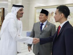 Prabowo Subianto dan Gibran Rakabuming Raka Bertemu Emir Qatar dan Perdana Menteri Qatar, Membahas Kerja Sama dan Bantuan untuk Gaza