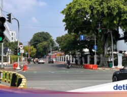 Traffic Light Dekat Istana Presiden Sudah Berfungsi Lagi Setelah Sempat Tidak Berfungsi