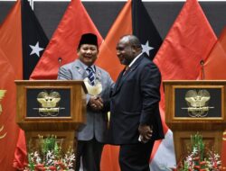 Prabowo Subianto dan PM Papua Nugini Berdiskusi tentang Kemitraan Bilateral