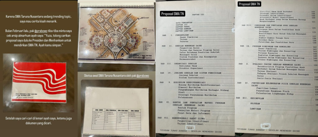 Dr. Boyke Setiawan’s Son Uncovers Prabowo Subianto’s Proposal to Found SMA Taruna Nusantara in 1988