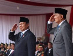 Prabowo Subianto and Defense Minister Sjafrie Welcomed by Enthusiastic Crowds as They Ride Maung After Handover Ceremony