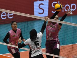 Pemain Jakarta Popsivo Polwan Tampil di PLN Mobile Proliga 2025