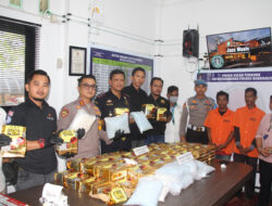 Polres Bengkalis Ungkap Penyelundupan 100 Bks Narkotika Jaringan Internasional
