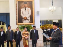 Pelantikan Menteri dan Wakil Menteri Baru oleh Presiden Prabowo